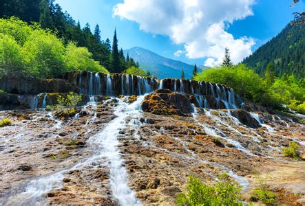 郑州旅行社,河南旅行社,四 川黄 龙飞瀑流辉